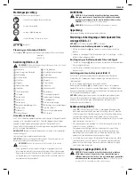 Предварительный просмотр 119 страницы DeWalt DCS778 Original Instructions Manual