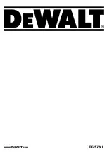 DeWalt DCS781 Original Instructions Manual предпросмотр