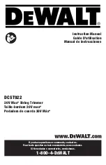 DeWalt DCST922 Instruction Manual preview