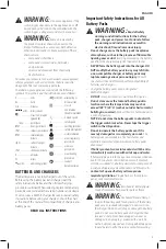 Preview for 5 page of DeWalt DCST925 Instruction Manual