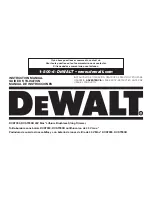 DeWalt DCST990 Instruction Manual preview