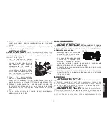 Preview for 49 page of DeWalt DCST990 Instruction Manual