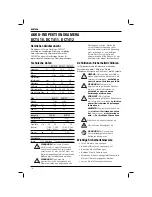 Preview for 20 page of DeWalt DCT410 Original Instructions Manual