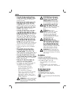 Preview for 22 page of DeWalt DCT410 Original Instructions Manual
