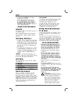 Preview for 24 page of DeWalt DCT410 Original Instructions Manual