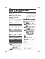 Preview for 50 page of DeWalt DCT410 Original Instructions Manual