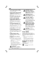 Preview for 52 page of DeWalt DCT410 Original Instructions Manual