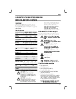 Preview for 143 page of DeWalt DCT410 Original Instructions Manual