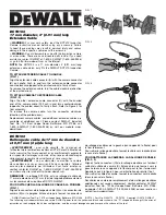 Preview for 1 page of DeWalt DCT4103 Quick Start Manual