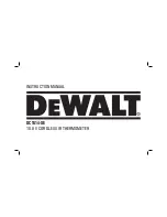 DeWalt DCT414-XE Instruction Manual preview