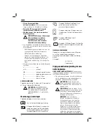 Preview for 8 page of DeWalt DCT414 Original Instructions Manual