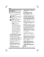 Preview for 20 page of DeWalt DCT414 Original Instructions Manual