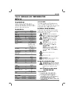 Preview for 29 page of DeWalt DCT414 Original Instructions Manual