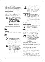 Preview for 16 page of DeWalt DCV100 Original Instructions Manual