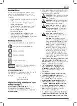 Preview for 35 page of DeWalt DCV100 Original Instructions Manual