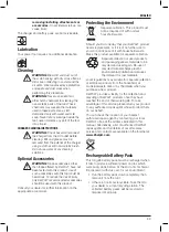 Preview for 41 page of DeWalt DCV100 Original Instructions Manual