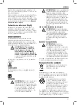 Preview for 53 page of DeWalt DCV100 Original Instructions Manual