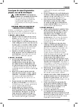 Preview for 57 page of DeWalt DCV100 Original Instructions Manual