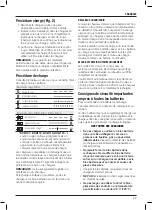 Preview for 61 page of DeWalt DCV100 Original Instructions Manual