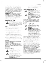 Preview for 91 page of DeWalt DCV100 Original Instructions Manual