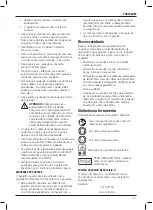 Preview for 109 page of DeWalt DCV100 Original Instructions Manual