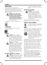 Preview for 116 page of DeWalt DCV100 Original Instructions Manual