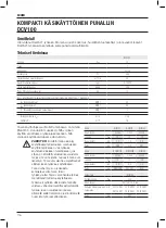 Preview for 118 page of DeWalt DCV100 Original Instructions Manual