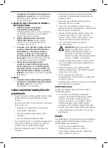 Preview for 121 page of DeWalt DCV100 Original Instructions Manual