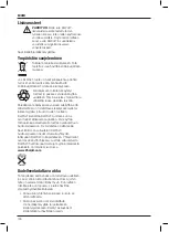 Preview for 128 page of DeWalt DCV100 Original Instructions Manual