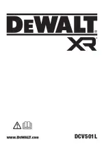 DeWalt DCV501L Manual preview