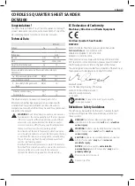 Предварительный просмотр 29 страницы DeWalt DCW200 Original Instructions Manual