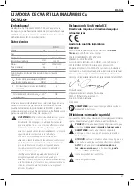 Предварительный просмотр 39 страницы DeWalt DCW200 Original Instructions Manual