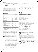 Предварительный просмотр 94 страницы DeWalt DCW200 Original Instructions Manual