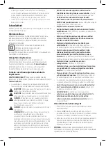 Предварительный просмотр 108 страницы DeWalt DCW200 Original Instructions Manual