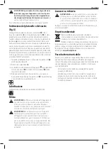 Предварительный просмотр 69 страницы DeWalt DCW210 Original Instructions Manual