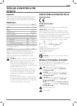 Предварительный просмотр 81 страницы DeWalt DCW210 Original Instructions Manual