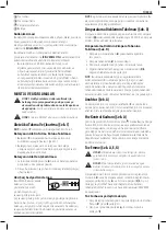 Предварительный просмотр 129 страницы DeWalt DCW210 Original Instructions Manual