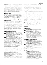 Предварительный просмотр 141 страницы DeWalt DCW210 Original Instructions Manual