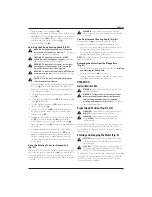 Preview for 45 page of DeWalt DCW600 Original Instructions Manual