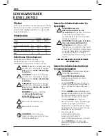 Предварительный просмотр 6 страницы DeWalt DE7023 Original Instructions Manual