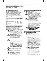 Предварительный просмотр 12 страницы DeWalt DE7023 Original Instructions Manual