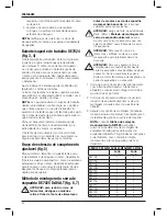 Предварительный просмотр 54 страницы DeWalt DE7023 Original Instructions Manual