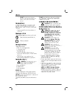 Preview for 18 page of DeWalt DE7025 Original Instructions Manual