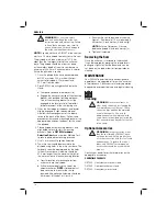 Preview for 20 page of DeWalt DE7025 Original Instructions Manual