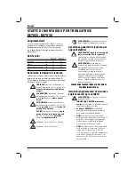 Preview for 34 page of DeWalt DE7025 Original Instructions Manual