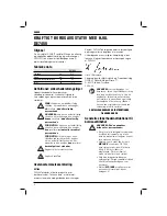 Preview for 6 page of DeWalt de7400 Instruction Manual