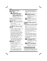 Preview for 14 page of DeWalt de7400 Instruction Manual