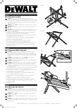 DeWalt DE7450 Quick Start Manual предпросмотр