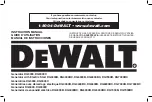 Preview for 1 page of DeWalt DG series Instruction Manual