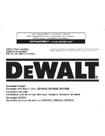 DeWalt DG3000 Instruction Manual предпросмотр